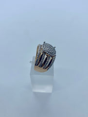 Micro Pave Statement Ring