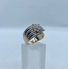 Micro Pave Statement Ring