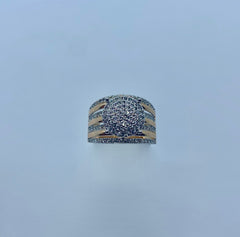 Micro Pave Statement Ring