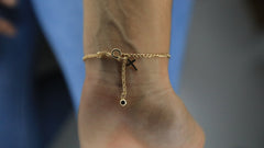 Sparkly Cross Bracelet