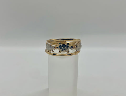 Turtle Two-Tone Ring