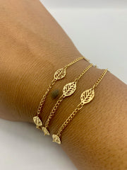 Triple Leaves Bracelet