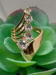 Bold Rising Statement Ring