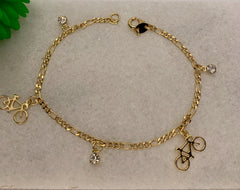 Bicycle Charms Bracelet