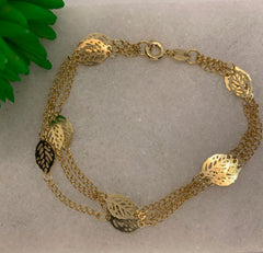 Triple Leaves Bracelet