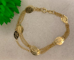 Triple Leaves Bracelet